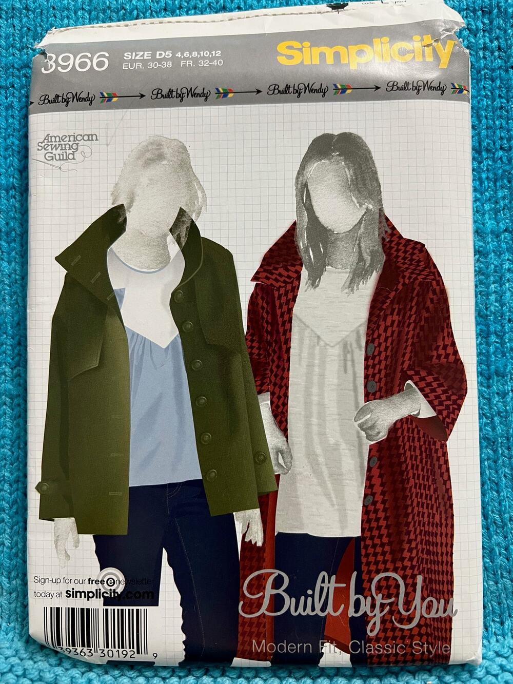 McCalls 3958 pattern capelet jacket matching dog vest coat Size XS S M